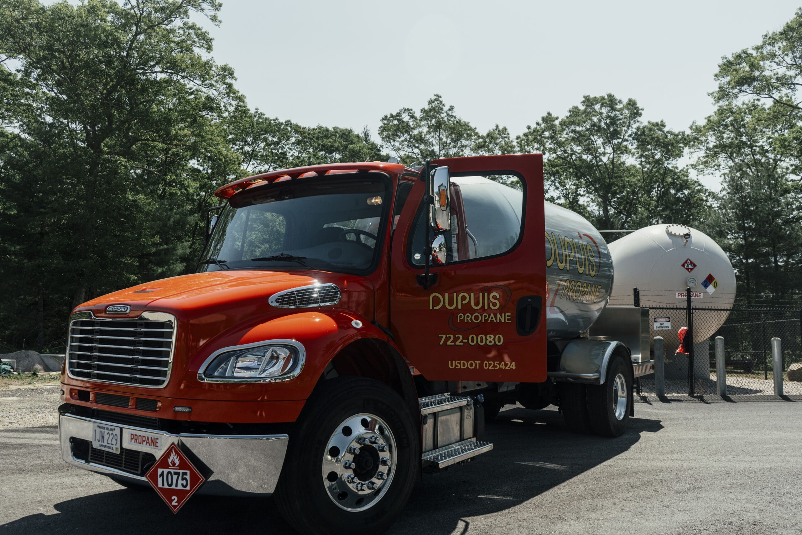 Dupuis Propane Delivery Truck